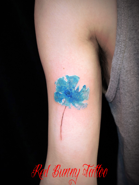ԁ@^gD[fUC flower tattoo